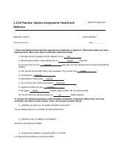 Hello i need help with this spanish question because i don't fully understand it:la semana pasada _blank 1_ en un torneo de esgrima, pero antes del torneo _blank 2_ por dos meses.¿qué verbos. 1 2 10s2 Spoken Assignment 1 2 10 Practice Spoken Assignment Health And Wellness Spanish I Sem 2 Fabio Monteiro Points Possible 60 Date I Fill In The Course Hero