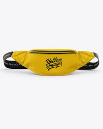 Download Bum Bag Mockup Front View Fanny Pack In Apparel Mockups On Yellow Images Object Mockups