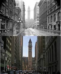 Maybe you would like to learn more about one of these? In Downtown Toronto Bay Street Looking North Toward City Hall 1939 Vs 2019 Toronto