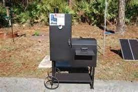 My Old Country Pit Offset Vertical Charcoal Smoker Has Sliding Racks And Sausage Bars Diy Smoker Bbq Smokers Charcoal Smoker