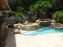 Custom Rock Swimming Pools Tampa Small Backyard Pools Small Pool Design Pools For Small Yards