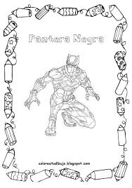 Resultado de imagen para pantera negra para colorear vs pantera negra. Dibujo De Pantera Negra Para Colorear Colorea Tus Dibujos