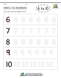 Writing Number Worksheets Write The Numbers 6 To 10 Gif 1 150 1 488 Pixel Writing Numbers Writing Worksheets Letter Worksheets For Preschool