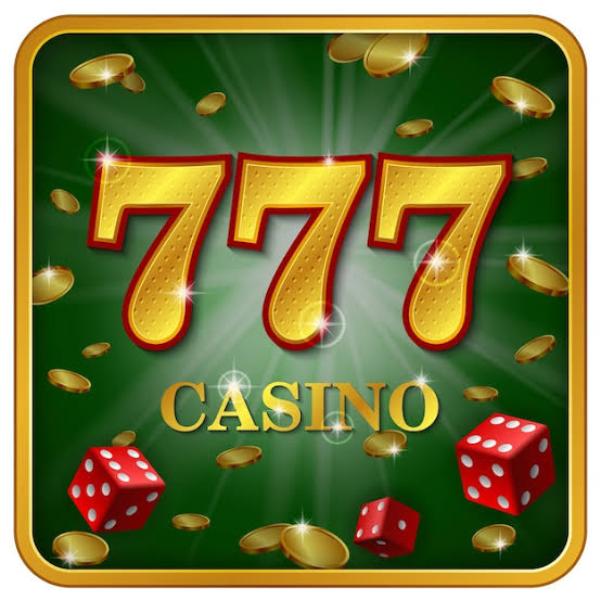 Online casino 777 banner, two casino game dice, golden coins, big win,  excitement, prize, pleasure | Premium Vector