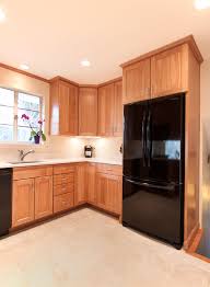custom kitchen with natural red birch
