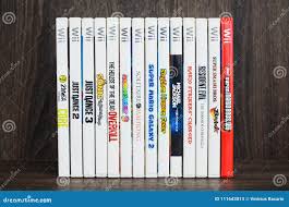 Various Wii Games for Nintendo Wii. Wii Games Discs Editorial Stock Photo -  Image of electronic, pile: 111643013