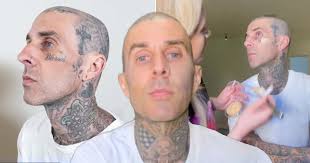 Are you looking for travis barker tattoos, if so then you have come to the right site. Travis Barker S Face Tattoos Disappear After Makeover From Teenage Daughter Editorpen