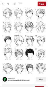 Thank God I Need These I Never Know How To Draw Male Hair Drawing Male Hair Anime Hairstyles Male Boy Hair Drawing