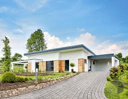 Pultdach für garage selber bauen,pultdach garage selber bauen Pultdach Bungalow Mit Garage Bungalow Bauen Haus Bungalow Fingerhut Haus