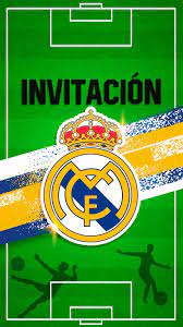 Como crear escudos para tu equipo , fácil y rápido. Tarjeta De Invitacion Digital Real Madrid Con Foto Invitaciones Digitales Invitaciones De Cumpleanos Futbol Tarjetas De Invitacion