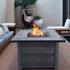 Fraida concrete propane fire pit table. Cloud Mountain Inc Steel Propane Fire Pit Table Wayfair Pertaining To Lovely Outdoor Propane Fire Pit Awesome Decors