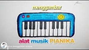 Dengan alat musik ini orang yang mendengarkan akan paham bahwa di tempat terdengarnya suara sedang ada pertunjukan. Cara Menggambar Pianika Alat Musik Youtube