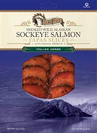 Our wild sockeye salmon is sliced, interleaved, and ready for you to enjoy. Ocean Beauty Seafoods Llc Finalist Echo Falls Smoked Wild Alaskan Sockeye Salmon Tapas Slices Seafood Expo North America