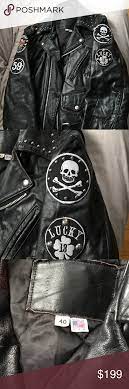 Men S Cafe Racer Custom Leather Jacket Custom Leather Jacket Oil Based Paint Patches Professionally Sewn On V Custom Leather Jackets Leather Jacket Man Cafe
