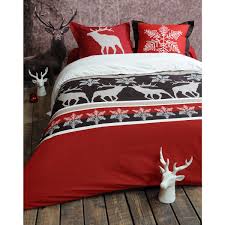 Housse De Couette Cerf Style Chalet Housse De Couette Housse De Couette Scandinave Housses