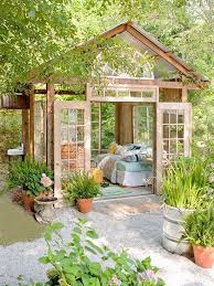 Framework For A Garden Retreat Backyard Backyard Getaway Garden Room