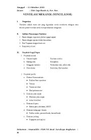 Dengan alat ini, pasien dapat menyerap oksigen yang cukup. Doc Ventilator Mekanik Copy Rachmadan Syah Academia Edu