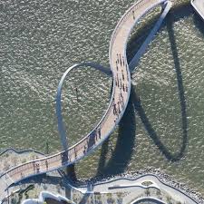Arup Completes Meandering Bridge Across Perth S Swan River Asma Kopru Futurist Mimari Mimari Modelleri