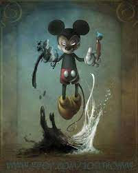 A0d5c55dd25526ce74c5389f0d76bd66 Jpg 500 625 Pixels Mickey Mouse Art Dark Fantasy Art Disney Art
