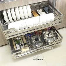 Get it as soon as tue, jan 12. Fgll 001 Double Deck Pull Out Basket 201 304 Stainless Steel Dish Drawer Kitchen Cabinet Basket Hydraulic Damping Square Tube Pump Replacement Parts Aliexpress