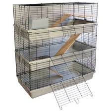 The quality of a guinea pig's environment and cage is a huge contributor to their overall health and happiness as we explain in this guide. Rabbit And Guinea Pig Cage Grenada 100 Sky With 3 Floors 139 99
