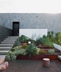 Idee Bordure Jardin Terrassement Acier Corten Modern Landscaping Landscape Design Desert Landscaping