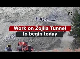 Work on Zojila Tunnel to begin today - YouTube
