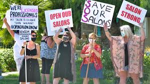 View pharmacy hours, refill prescriptions online and get directions to walgreens. Scv Hair Stylists Protest To Reopen Salons