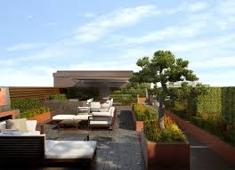 Dachterrasse Gestalten 37 Ideen Fur Pflanzen Und Sichtschutz Dachgarten Dachterrasse Gestalten Garten Terrasse