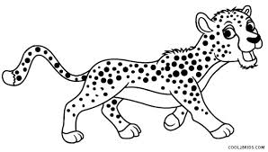 Sizes run a bit large and i think the tags are a bit much for baby clothing but that's not the issue. Printable Cheetah Coloring Pages For Kids