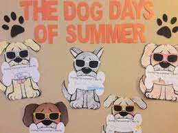 Instead, embrace the dog days of summer with the activity ideas below, and make august your best summer month yet. Dog Days Of Summer Display Free Printable Patterns Lessons For Little Ones By Tina O Block
