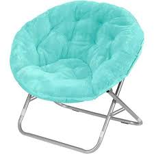 Mainstays Faux Fur Saucer Chair Multiple Colors Walmart Com Moon Chair Papasan Chair Saucer Chairs