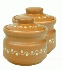 Maybe you would like to learn more about one of these? Craftghar Set Of 2 Large Natural Finish Kitchen Ceramic Storage Jars Brown Ideal For Curd Pickle Spices Chutney Dry Fruits Sugar Etc 500 Ml Ceramic Pickle Jar Price