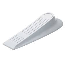 High quality stylish door stop that prevents doors and door handles marking walls. Wilko White Pvc Door Wedge Wilko