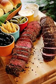 The best grilled beef tenderloin and rub recipe. Food From The Christmas Show Food Easy Christmas Party Food Network Recipes