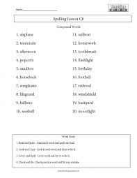 This spelling program selects words that are meaningful to . 3rd Grade Spelling Test Compound Words Worksheets 99worksheets