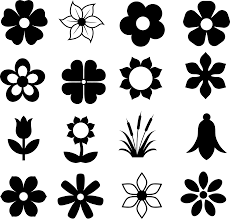 Download Flower Silhouette Vector And Outline Templates Freepatternsarea