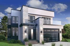 A modern home plan typically has open floor plans, lots of windows for natural light and high, vaulted ceilings somewhere in the space. Modern House Plans Floor Plans Designs Houseplans Com
