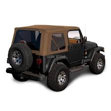 Does anyone know if spice was a color offered for the xj interior? Sierra Offroad Jeep Wrangler Tj Soft Top 97 02 In Spice Sailcloth With Tinted Windows Jeep Soft Tops Jeep Wrangler Products
