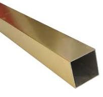 Extruded Aluminum Tubing Bright Gold 1-1/2" x 20'