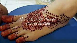 Simple henna mehndi designs for feet |. Inai Lukis Murah Photos Facebook