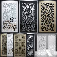 Set Of Decorative Panels Decorative Panel Grille Pattern Mirror Screen Partition Carved Nabor Dekorativnyh P Door Glass Design Window Grill Design Jaali Design