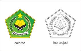 Balong barokah bordir logo depag. Vektor Logo Depag Departemen Agama Cdr
