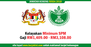 Permohonan adalah dipelawa daripada wargane. Jawatan Kosong 2018 Risda Kelayakan Spm Gaji Rm1 409 00 Rm3 108 00