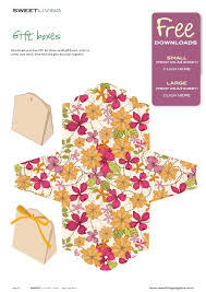 Sweet Living Magazine Box Template Paper Box Template Box Patterns