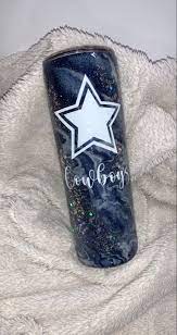 Dallas Cowboys America S Team Tumbler Cups Diy Custom Tumbler Cups Glitter Tumbler