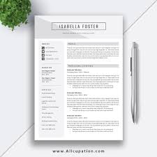 Apparently, the commonest resume, this is a type that catalogs every kind of job you might have had, with the latest one mentioned at the top. Make A Strong First Impression And Get A Job Interview With This Creative Word Resume Template For Instant Download Isabella Allcupation Optimized Resume Templates For Higher Employability