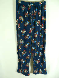 Mens Nintendo Mario Pajama Lounge Pants Polyester Fleece Size Large Pajama Lounge Pants Sleepwear Robe Lounge Pants