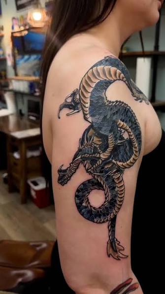 Dragon Tribal Tattoos
