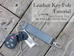 My key fobs have been acting a little funny recently. Leather Key Fob Tutorial Peek A Boo Pages